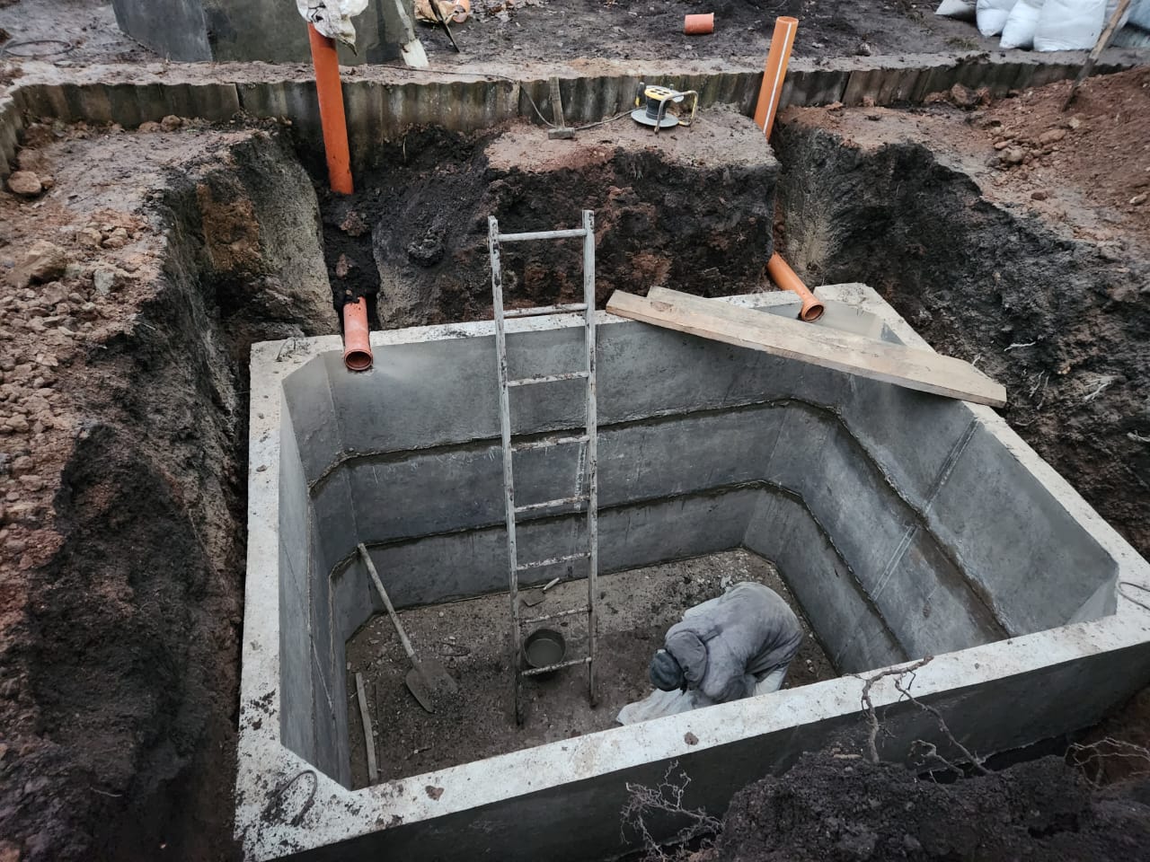 Погреб с верхним спуском