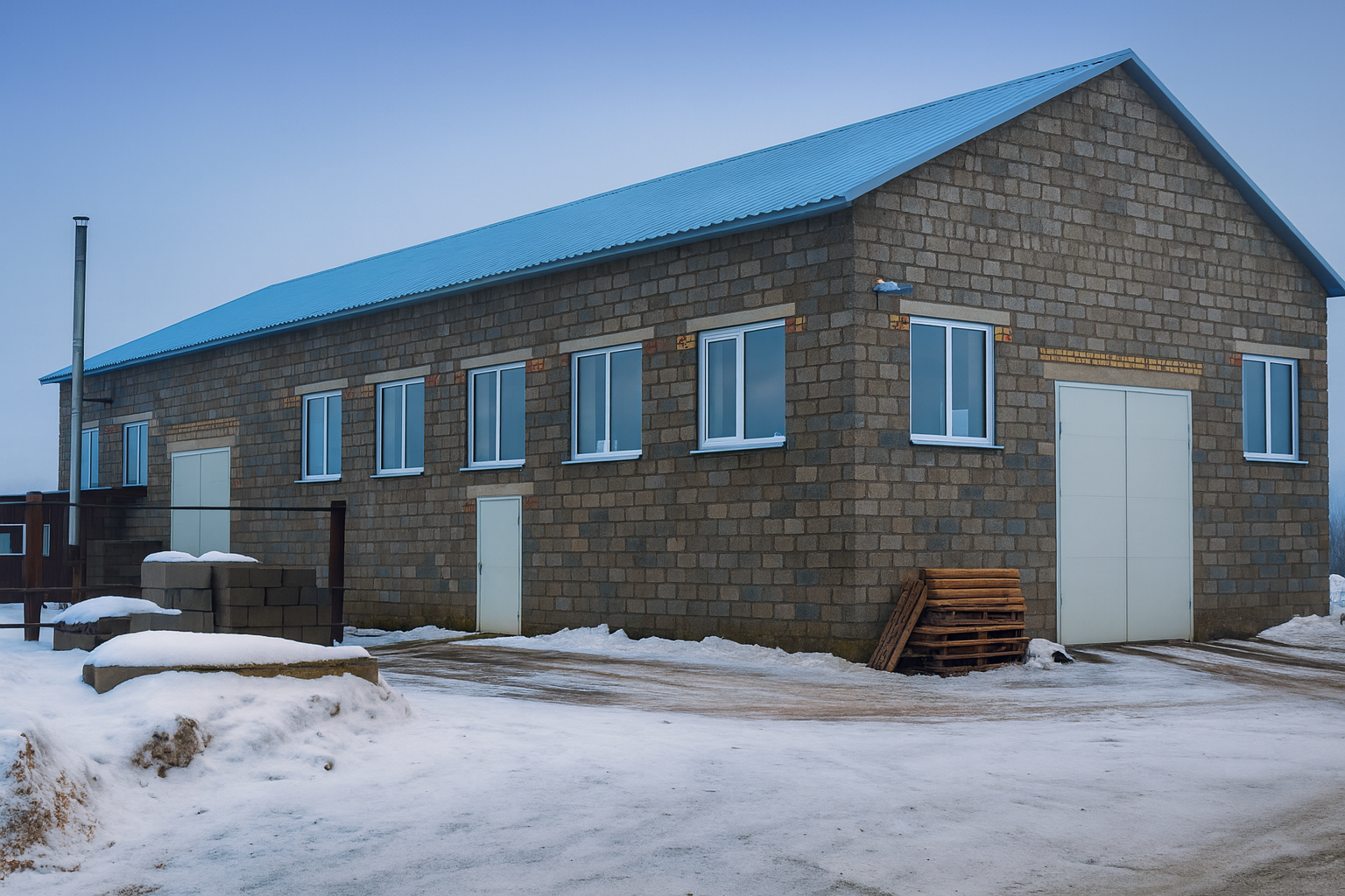 Цех ЖБИ, общий вид